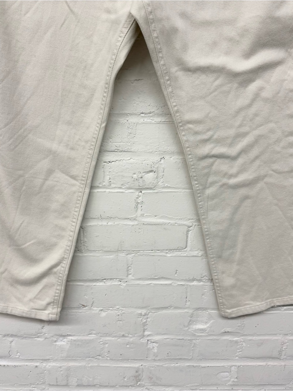 NWT Lauren Ralph Lauren High-Rise Straight Ankle Jean White Wash Size 16 - Picture 3 of 9